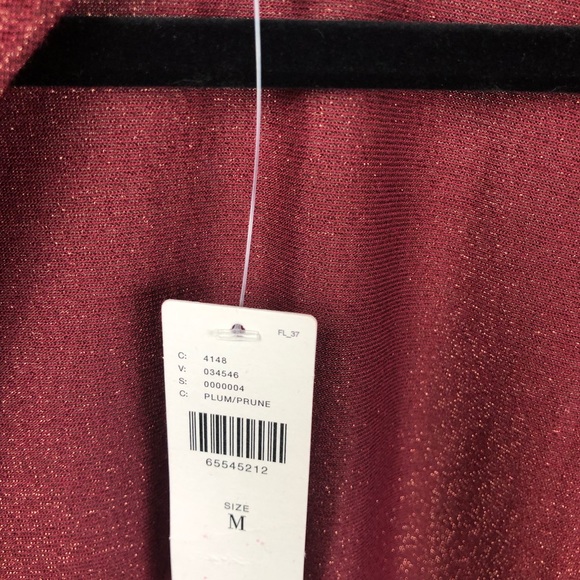 NWT Anthropologie Shimmer Open Back Bodysuit M - Picture 7 of 15